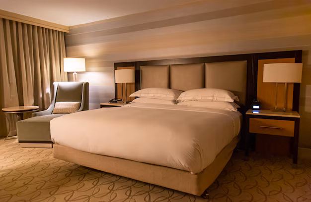 Guest room at McKinney Hotels